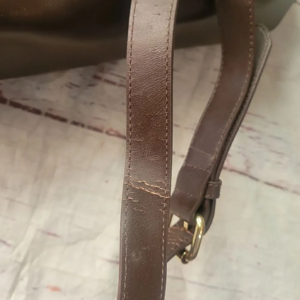 Cuore & Pelle Musette‎ Carryall Leather Satchel NWT